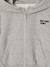 Ensemble jogging fille sweat zippé gris chiné - vertbaudet enfant 