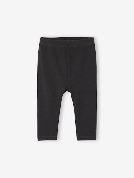 Sweatshirt + Leggings + Headband Ensemble for Baby Girls anthracite+navy blue+sand beige - vertbaudet enfant 
