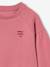 Robe bi-matière fille anthracite+corail+écru+mauve+vert sauge - vertbaudet enfant 
