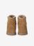 Baby first walking leather boots brown - vertbaudet enfant 