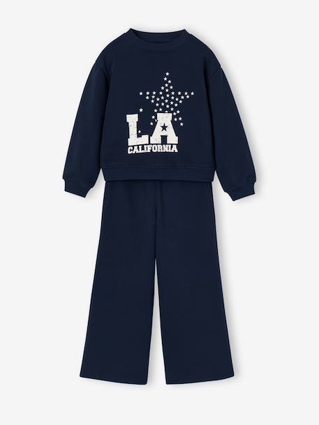 Ensemble sport enfant fille marine - vertbaudet enfant 