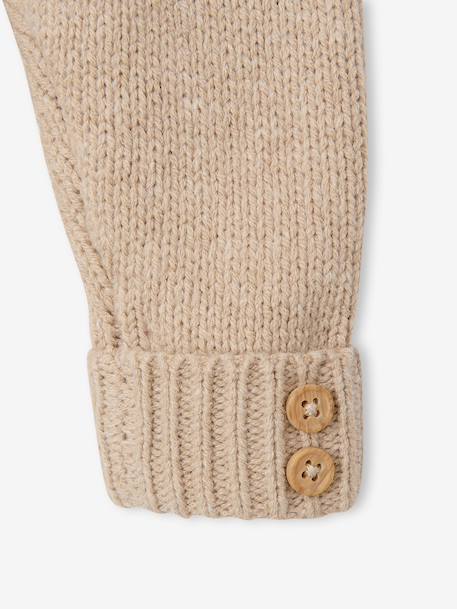 Ensemble 3 pièces naissance mixte beige chiné - vertbaudet enfant 