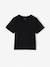 Pack of 2 cropped T-shirts for girls ink blue+old rose - vertbaudet enfant 