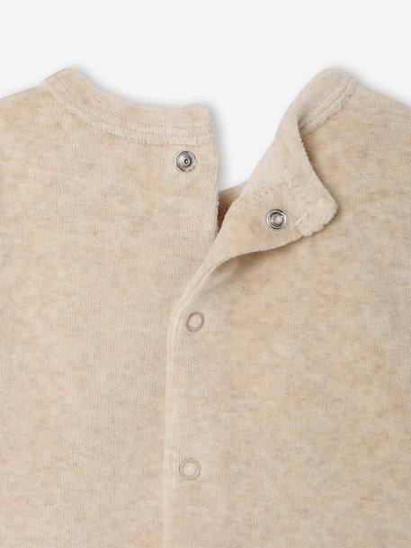 Lot de 3 dors bien bébé ouverture dos beige chiné+gris chiné+vert sauge - vertbaudet enfant 