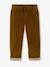 Wide-leg corduroy trousers for boys cappuccino+lichen - vertbaudet enfant 