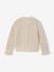Cardigan with long sleeves for girls beige - vertbaudet enfant 
