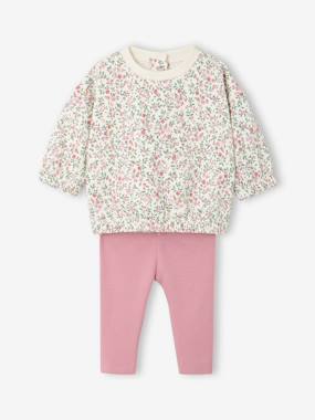 -Ensemble bébé fille sweat et pantalon