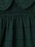 Baby dress in gingham flannel green+terracotta - vertbaudet enfant 