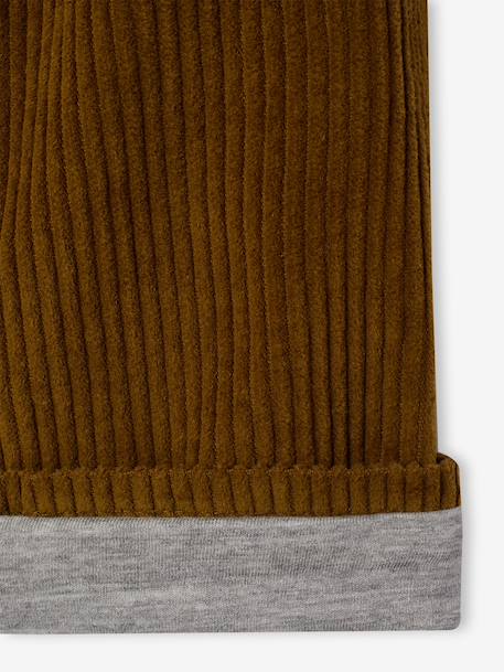 Pantalon large garçon cappuccino+lichen - vertbaudet enfant 