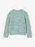 Gilet fille loose maille mousseuse bleu pétrole+gris chiné+menthe+rose+violine - vertbaudet enfant 
