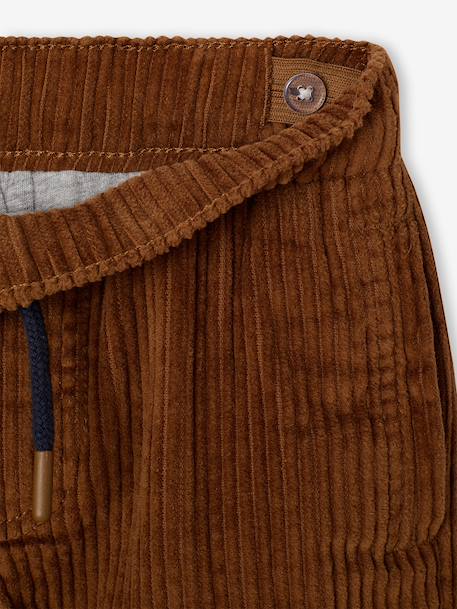 Pantalon large garçon cappuccino+lichen - vertbaudet enfant 