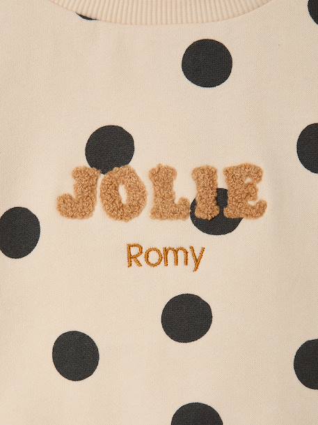 Sweatshirt + Leggings + Headband Ensemble for Baby Girls anthracite+navy blue+sand beige - vertbaudet enfant 