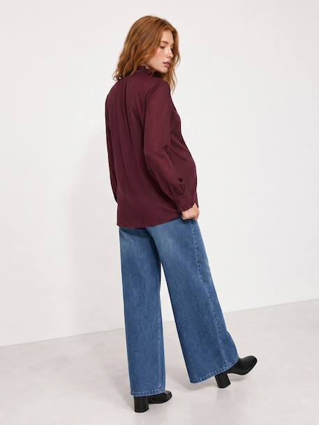 Chemise grossesse et allaitement prune - vertbaudet enfant 