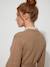 Maternity long-sleeved knit dress taupe - vertbaudet enfant 