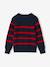 Striped Top for Boys bordeaux red+ecru+ink blue+medium blue+sage green - vertbaudet enfant 