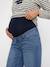 Wide-leg maternity jeans stone - vertbaudet enfant 