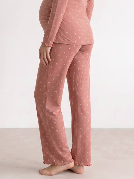2-piece maternity pyjamas dusky pink - vertbaudet enfant 