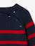 Striped Top for Boys bordeaux red+ecru+ink blue+medium blue+sage green - vertbaudet enfant 