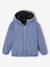 Reversible hooded jacket for boys fir green+grey blue - vertbaudet enfant 