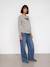 Wide-leg maternity jeans stone - vertbaudet enfant 
