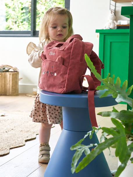 Sac à dos bébé fille polyester vieux rose - vertbaudet enfant 