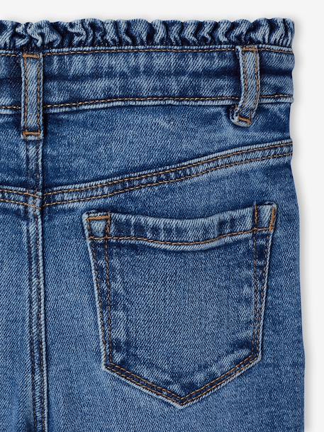 Jean slim fille morpho médium bleu clair+bleu moyen - vertbaudet enfant 
