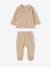 Pack of 2 pyjamas with back opening for baby girls marl beige - vertbaudet enfant 