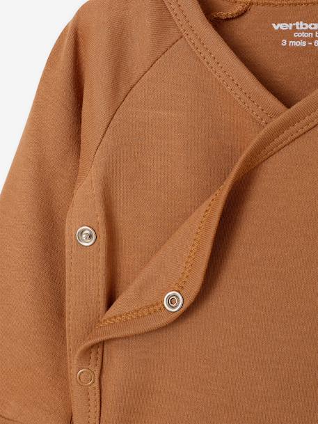 Lot de 5 bodies bébé garçon manches longues caramel - vertbaudet enfant 