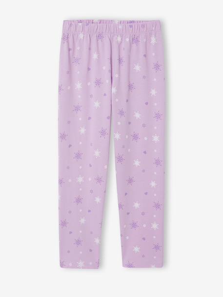 Pyjama La Reine des Neiges lilas poudré - vertbaudet enfant 