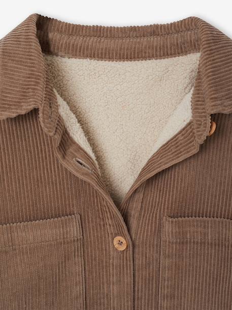 Chemise manches longues garçon taupe - vertbaudet enfant 