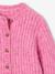 Loose-Fitting Soft Knit Cardigan for Girls marl grey+mint green+petrol blue+purple clover+rose - vertbaudet enfant 
