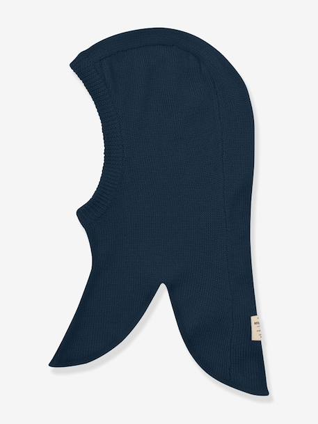 Cagoule légère en laine mérinos MATKEA enfant MINI A TURE gris ardoise+marine+vieux rose+violet - vertbaudet enfant 