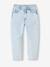 Jean ballon fille bleu moyen+denim bleached - vertbaudet enfant 
