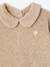 Lot de 2 pyjamas bébé fille ouverture dos beige chiné - vertbaudet enfant 