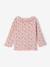 T-shirt bébé imprimé de petits coeurs vanille+vieux rose - vertbaudet enfant 