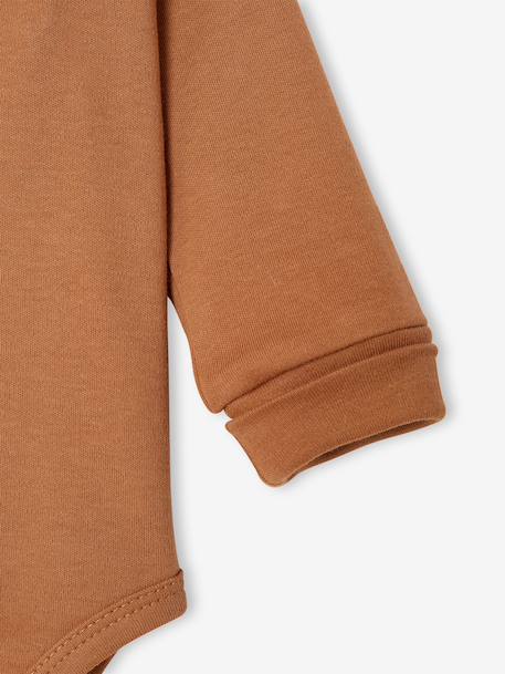 Lot de 5 bodies bébé garçon manches longues caramel - vertbaudet enfant 
