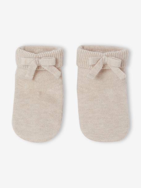 3-piece set for baby girls marl beige - vertbaudet enfant 