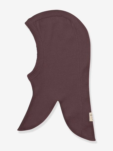 Lightweight merino wool balaclava MATKEA MINI A TURE for kids navy blue+old rose+slate grey+violet - vertbaudet enfant 