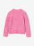 Loose-Fitting Soft Knit Cardigan for Girls marl grey+mint green+petrol blue+purple clover+rose - vertbaudet enfant 