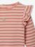 T-shirt manches longues bébé fille rose+vanille - vertbaudet enfant 