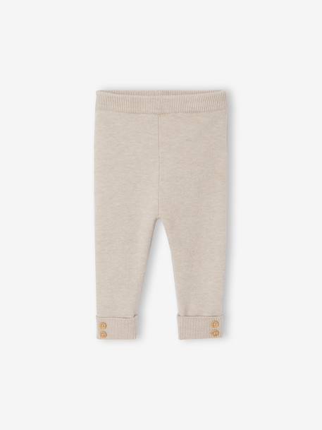3-piece set for baby girls marl beige - vertbaudet enfant 