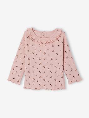-T-shirt for babies printed with little hearts