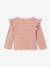 T-shirt manches longues bébé fille rose+vanille - vertbaudet enfant 