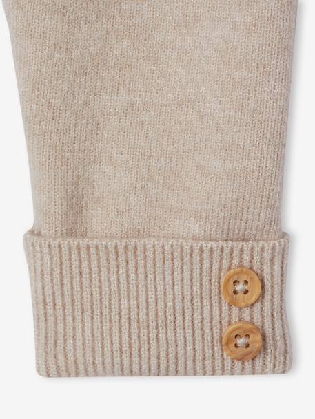 Ensemble 3 pièces bébé fille beige chiné - vertbaudet enfant 