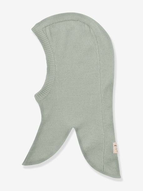 Cagoule légère en laine mérinos MATKEA enfant MINI A TURE gris ardoise+marine+vieux rose+violet - vertbaudet enfant 