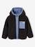Reversible hooded jacket for boys fir green+grey blue - vertbaudet enfant 
