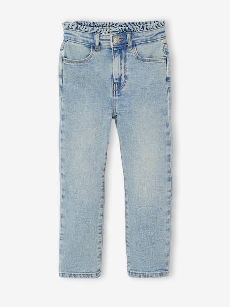 Jean slim morphologie fin bleu clair+bleu moyen - vertbaudet enfant 