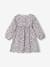Robe bébé fille manches longues bleu+noisette - vertbaudet enfant 