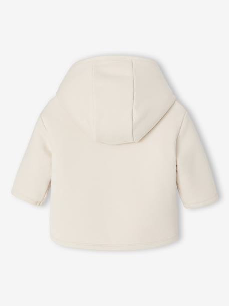 Gilet à capuche naissance vanilla - vertbaudet enfant 
