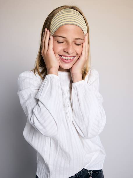 Blouse for girls ecru - vertbaudet enfant 